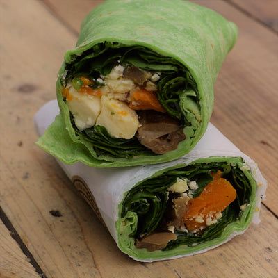 Pumpkin and Feta Wrap - LHM Foods' Business Catering