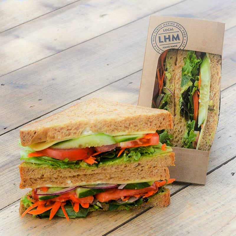 Cheese and Salad Sandwich, LHM Foods Corporate Catering