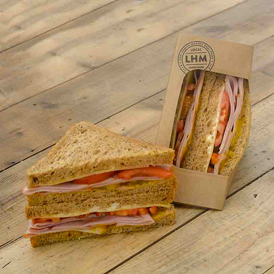 Ham Cheese and Tomato Sandwich - LHM Foods Business Catering