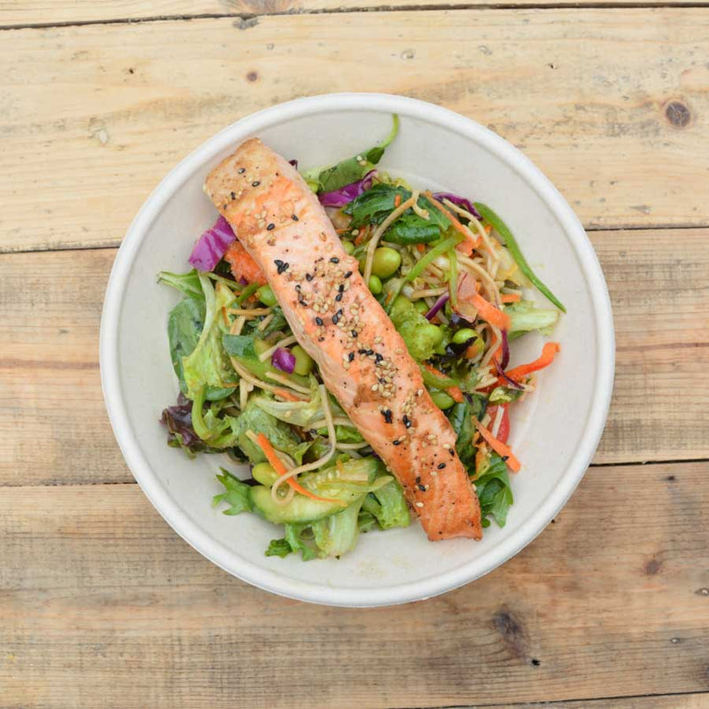 Seared Salmon w. Soba Noodles - LHM Foods & LHM Catering, Sydney